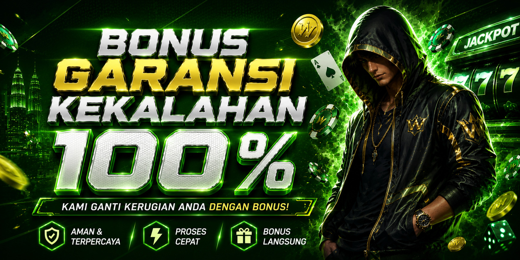 BONUS GARANSI KEKALAHAN